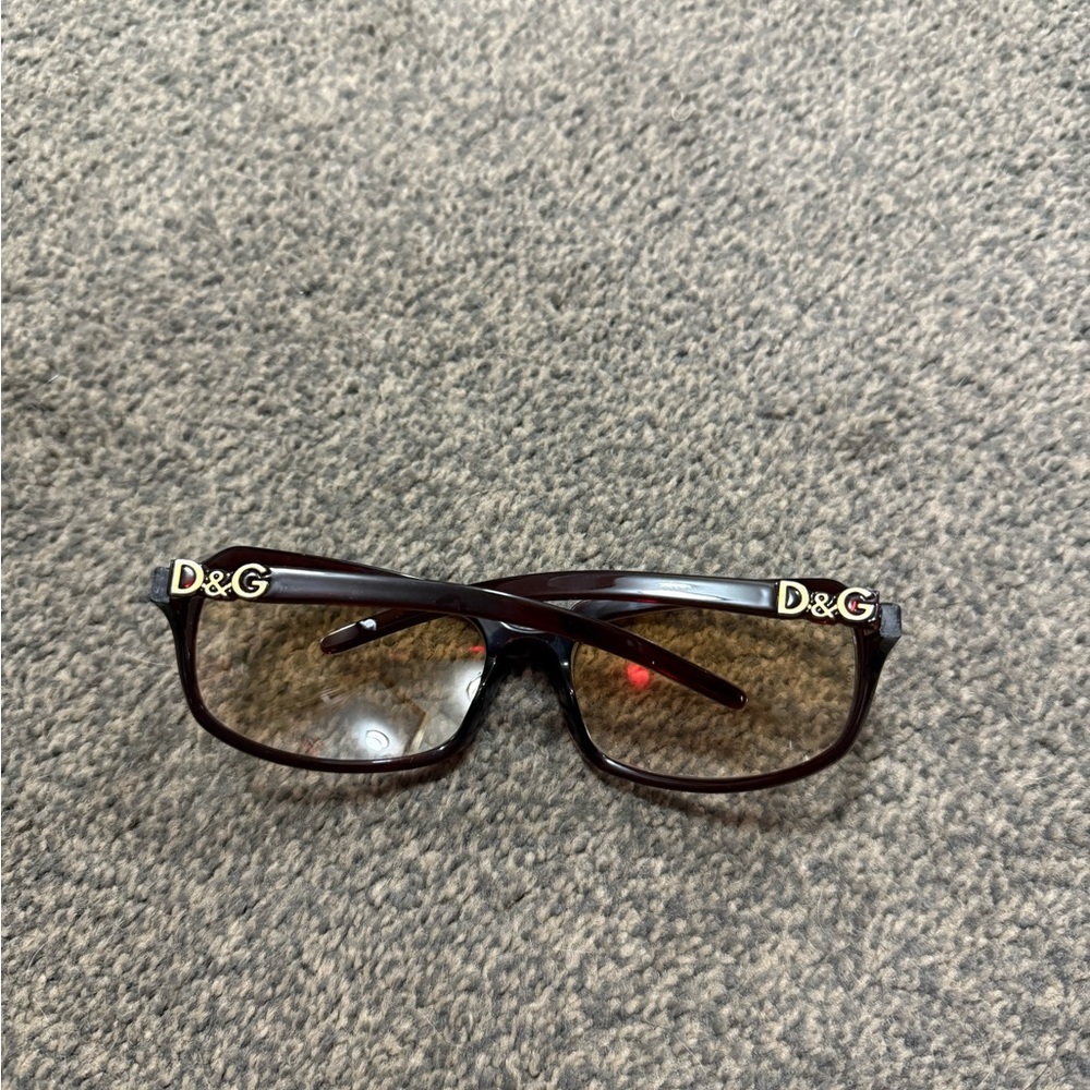 Dolce Gabbana Sunglasses 2192 K74 Burgundy Wrap Made In Italy 62 mm - Picture 5 of 8